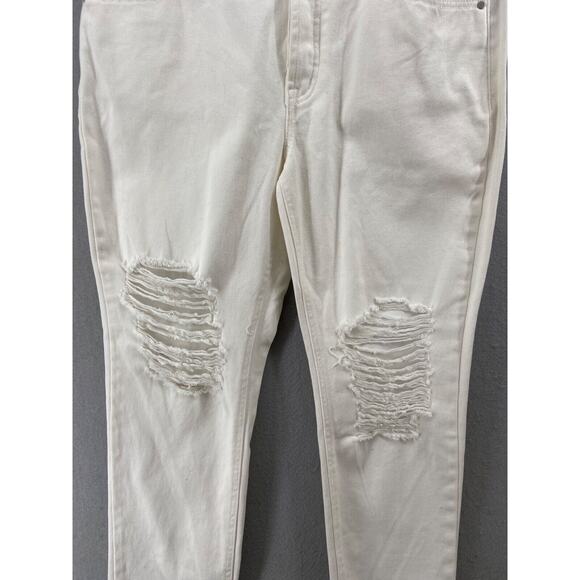 NWT AFRM Jeans Womens Sz 28 Luisa Distressed High Rise Ankle Crop Skinny - Picture 3 of 15